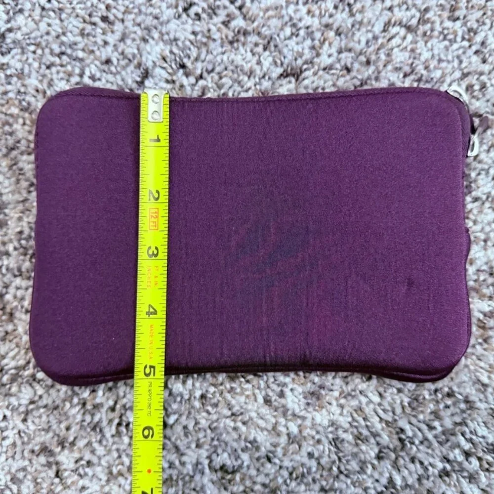 Belkin Plum Purple Small Zippered Makeup Bag